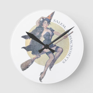 Salem Witch Runde Wanduhr
