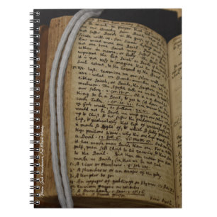 Salem Witch Trial Notebook, Rev. Parris Sermon Notizblock