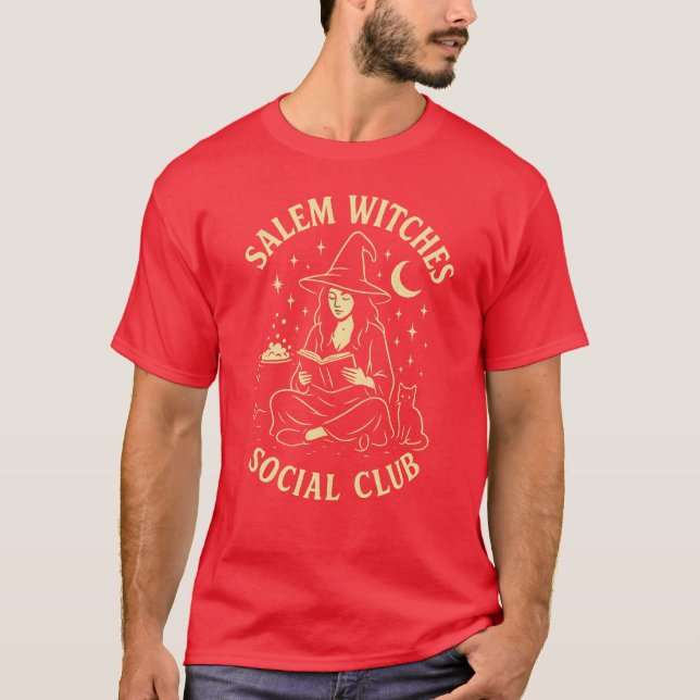 SALEM WITCHES SOCIAL CLUB T-Shirt (Vorderseite)