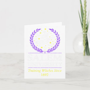 Salem Witwe Training Halloween Women Karte