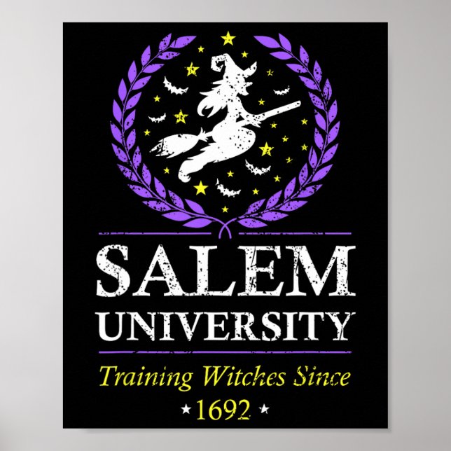 Salem Witwe Training Halloween Women Poster (Vorne)