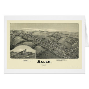 Salem, WV panoramische Karte - 1899