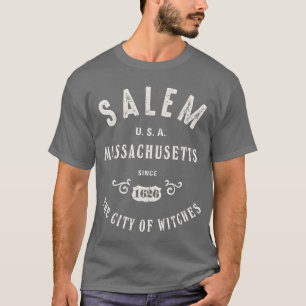 Salemhe Stadt der Hexen Massachusetts Junge T-Shirt