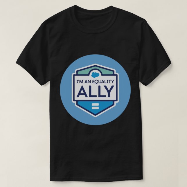 Salesforce I_m An Equality - Salesforce trailblau T-Shirt (Design vorne)