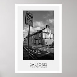 Salford, Nordwestengland Poster
