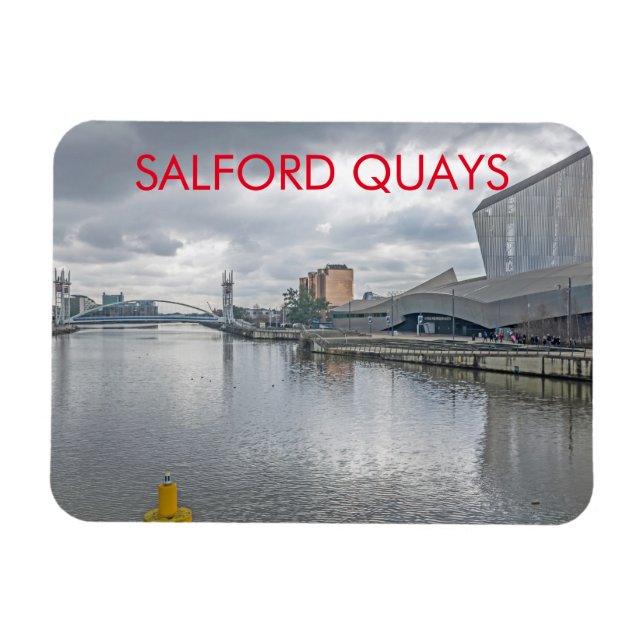Salford Quays Kühlschrankmagnet Magnet (Horizontal)