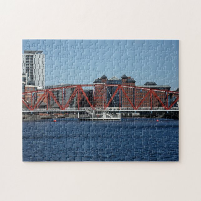 Salford quays Manchester docks. Puzzle (Horizontal)