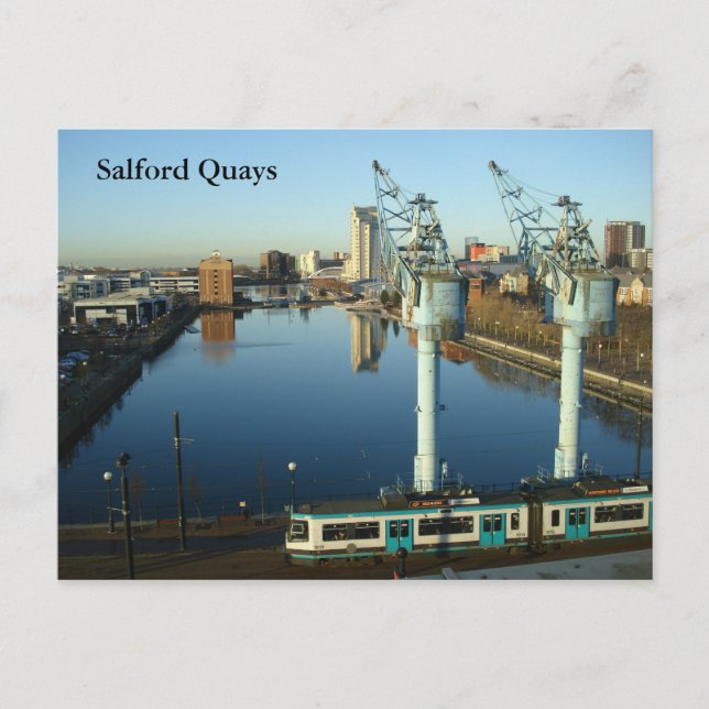 Salford Quays Postkarte (Vorderseite)