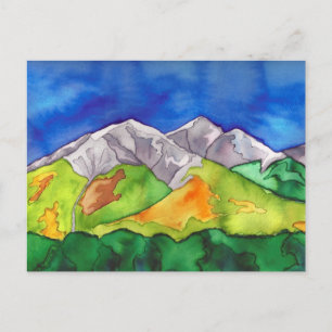 "Salida, CO Mountains" Postkarte