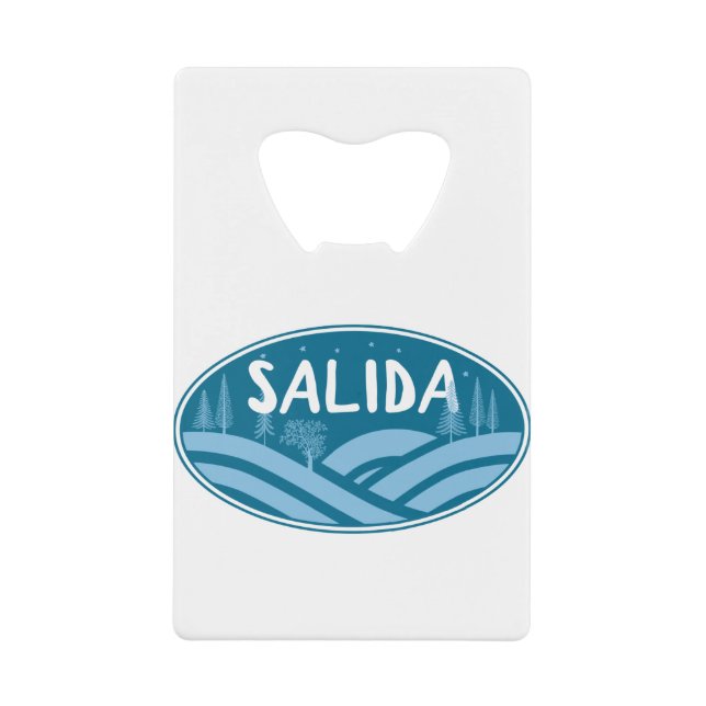 Salida Colorado Außenbereich Geldbeutel Flaschenöffner (Vorderseite)