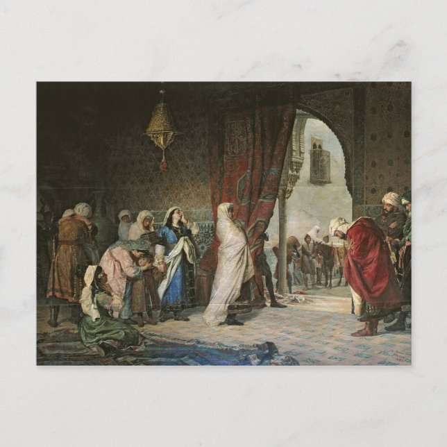 Salida del Boabdil, Alhambra Postkarte (Vorderseite)