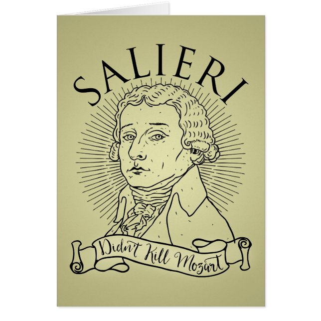Salieri tötete Mozart nicht (Vorne)
