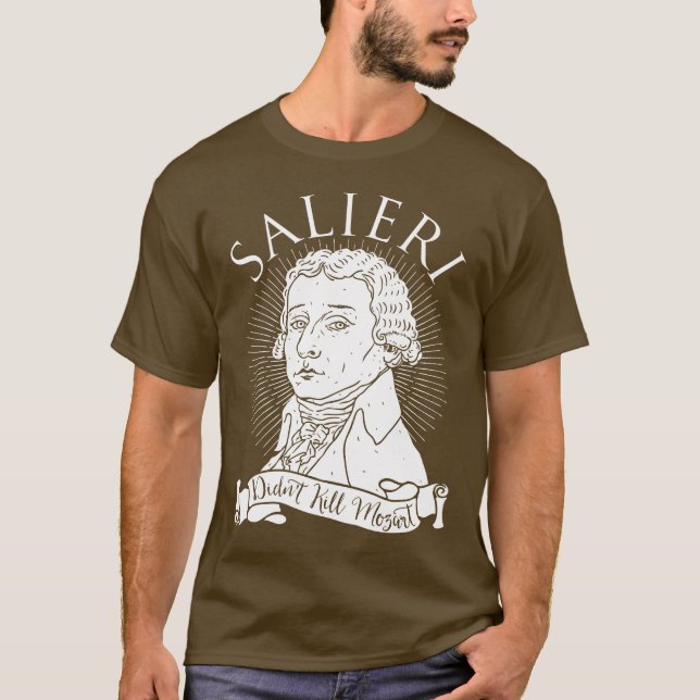 Salieri tötete nicht Mozart T-Shirt (Vorderseite)