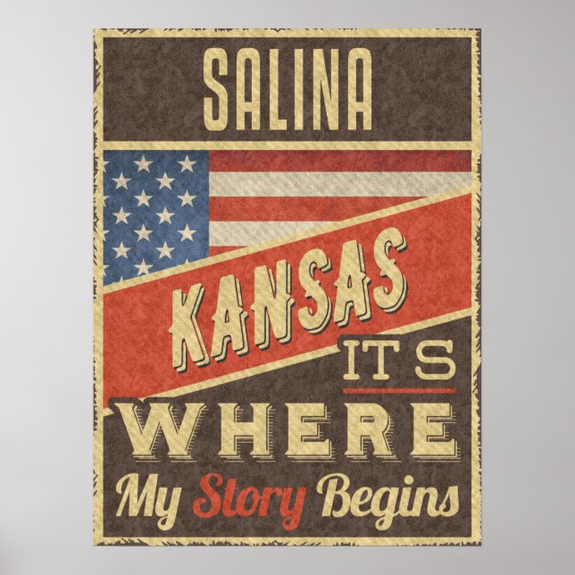 Salina Kansas Poster (Vorne)