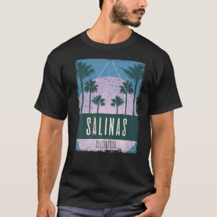 Salinas California CA Vintag Vaporwave Retro 80er T-Shirt