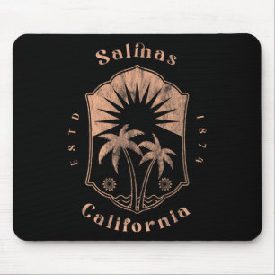Salinas Kalifornien Retro Surfer Vintage Strand  Mousepad