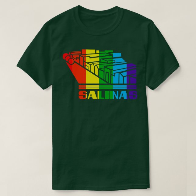 Salinas Pride Salinas LGBT Geschenk LGBTQ Support  T-Shirt (Design vorne)