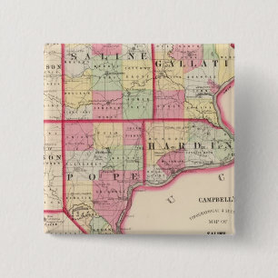 Saline, Gallatin, Hardin, Papst, Landkreis Button