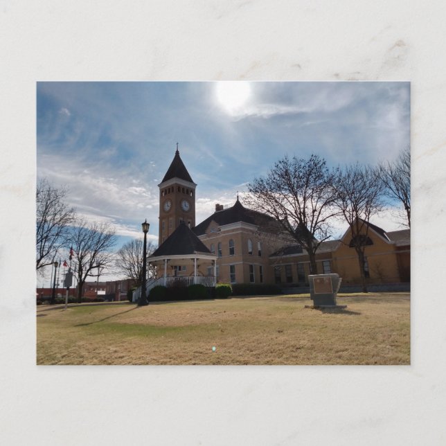 Saline Landkreis Courthouse, Benton, Arkansas Postkarte (Vorderseite)