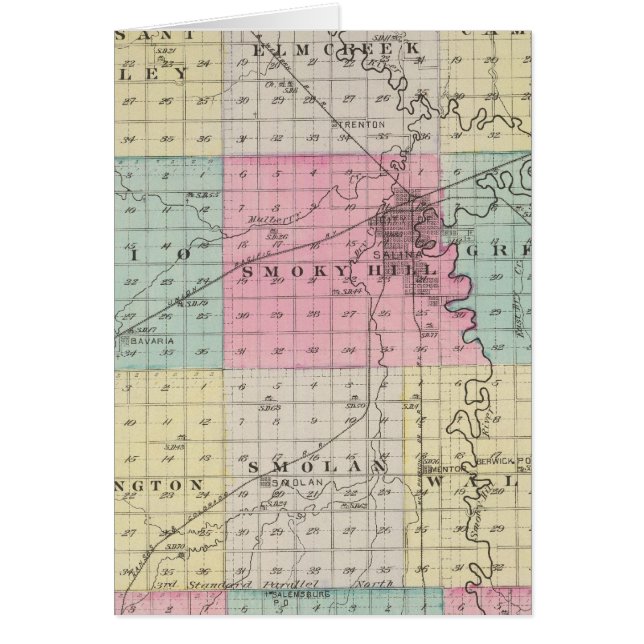 Saline Landkreis, Kansas (Vorne)