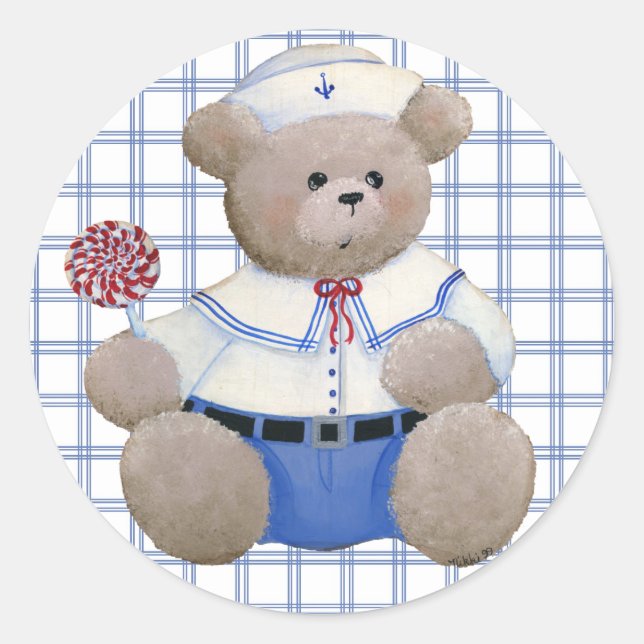 Salior Bear Sticker (Vorderseite)