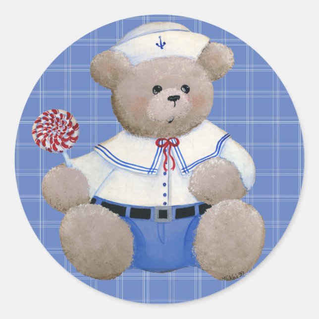 Salior Bear Sticker (Vorderseite)