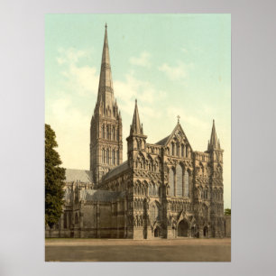 Salisbury Cathedral II, Wiltshire, England Poster