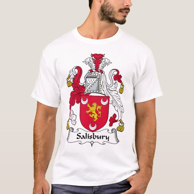 Salisbury-Familienwappen T-Shirt (Vorderseite)