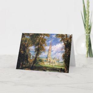 Salisbury-Kathedrale vom Boden des Bischofs Karte