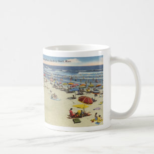 Salisbury, Massachusetts - Vintage Beach Scene Kaffeetasse