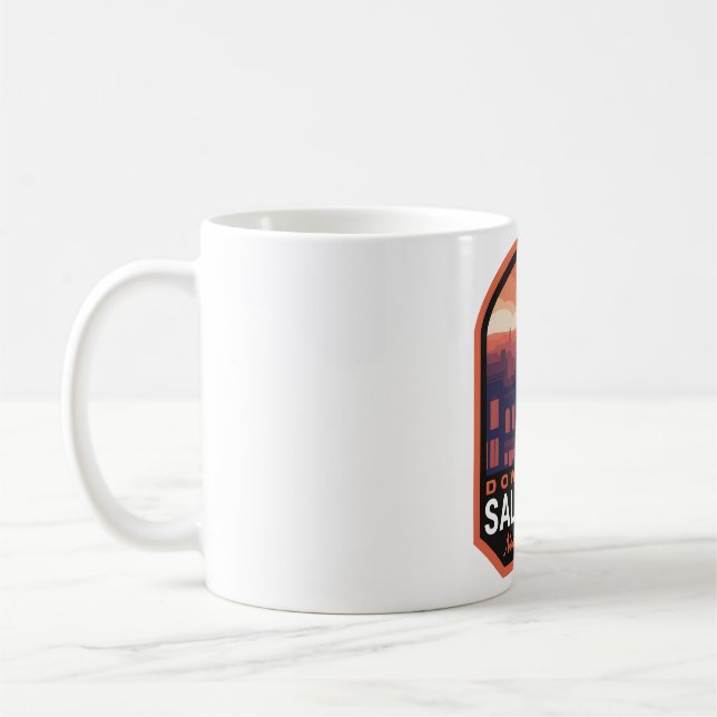 Salisbury North Carolina Historisches Zentrum Kaffeetasse (Links)