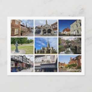 Salisbury Urlaubspostkarte Feiertagspostkarte