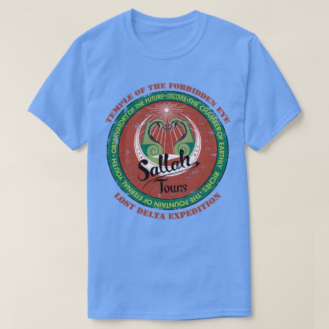 Sallahs Temple Tours T-Shirt (Design vorne)