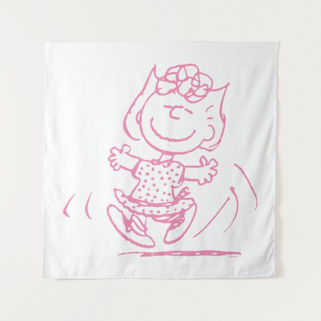 Sally Brown Tancing Wandteppich (Vorderseite)