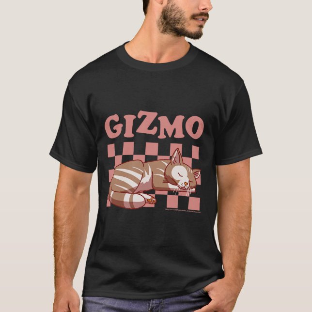 Sally Face Gizmo Das Cat Checkered Nickerchen Must T-Shirt (Vorderseite)