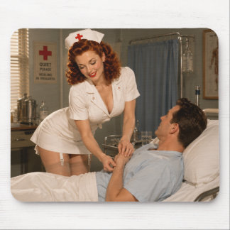 Sally Monroe - Dein Puls scheint erhöht Mousepad