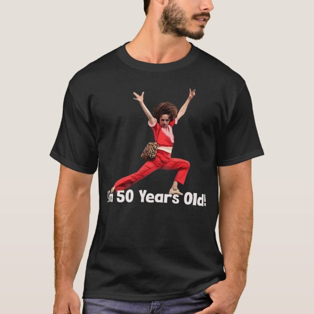 Sally Omalley I'M 50 Stretch Kick T-Shirt (Vorderseite)