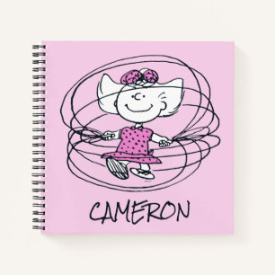 Sally Playing Jump Rope Notizbuch