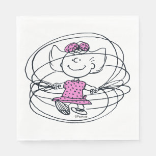 Sally Playing Jump Rope Serviette