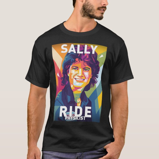 Sally Ride T-Shirt (Vorderseite)