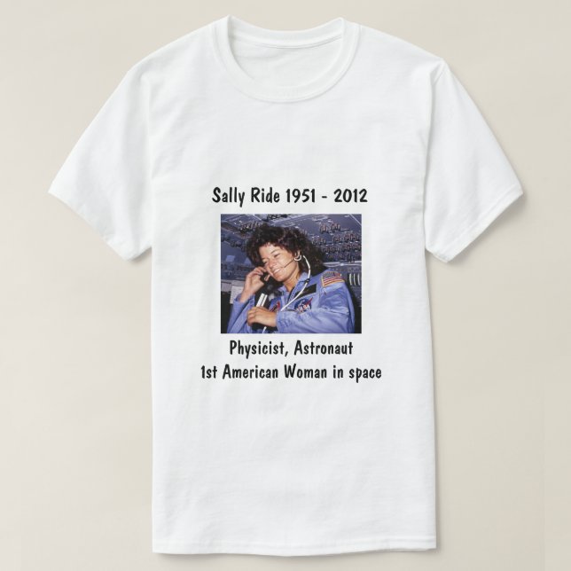 Sally Ride T-Shirt (Design vorne)