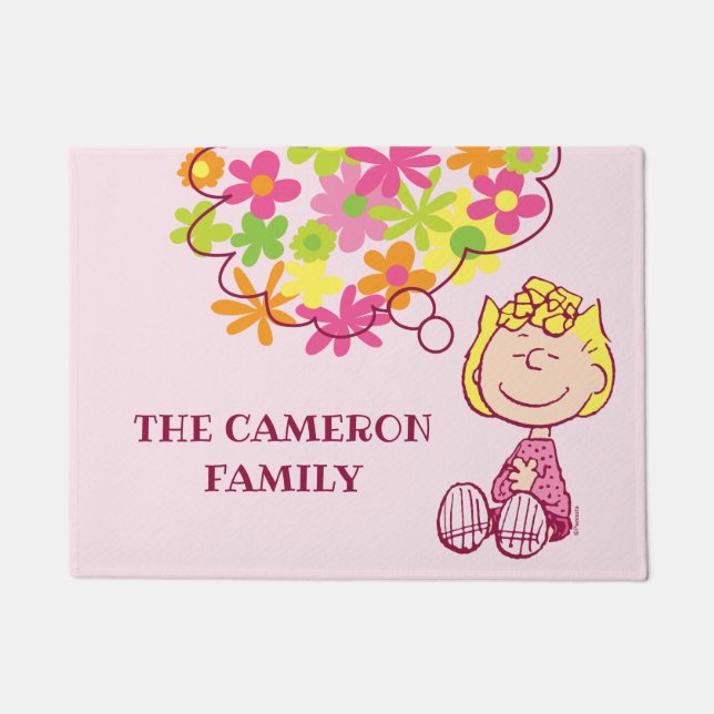 Sally Thinking of Blume Fußmatte (Vorderseite)