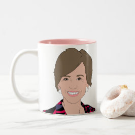 Sally Yates Zweifarbige Tasse