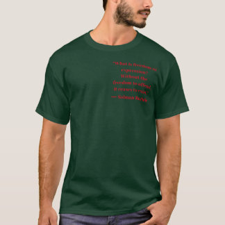 Salman Rushdie Freedom of Expression T-Shirt