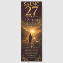 Salmo 27 Lesezeichen | Spanischer christlicher Bib