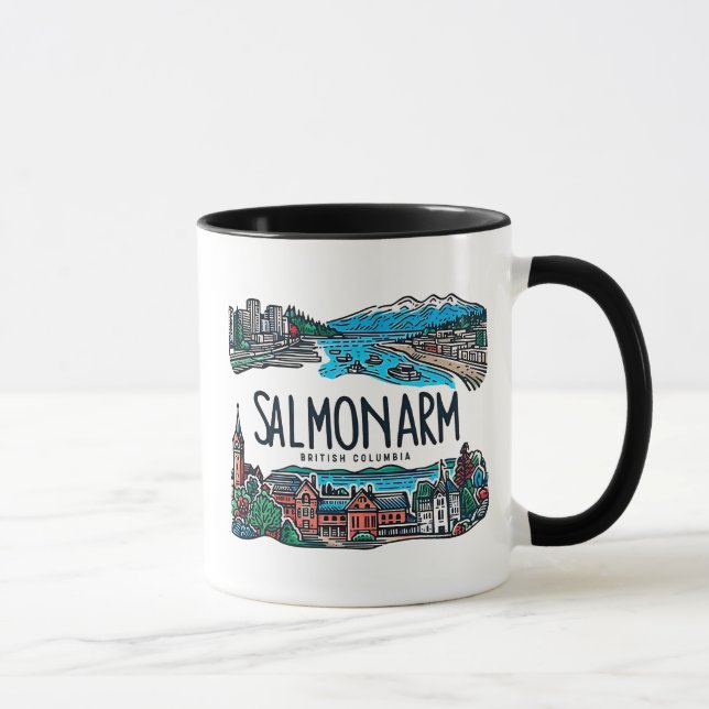 Salmon Arm BC Kanada Tasse (Rechts)