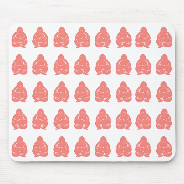 Salmon Asian Moods Buddha Boys Mousepad (Vorne)