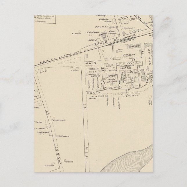 Salmon Falls PO Postkarte (Vorderseite)