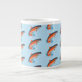 Salmon fish Jumbo-Tasse