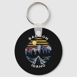 Salmon Idaho Gebirge Urlaub Camping Souvenir  Schlüsselanhänger